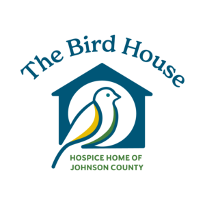 The Bird House Logo for Hospice Home of Johnson County, Iowa